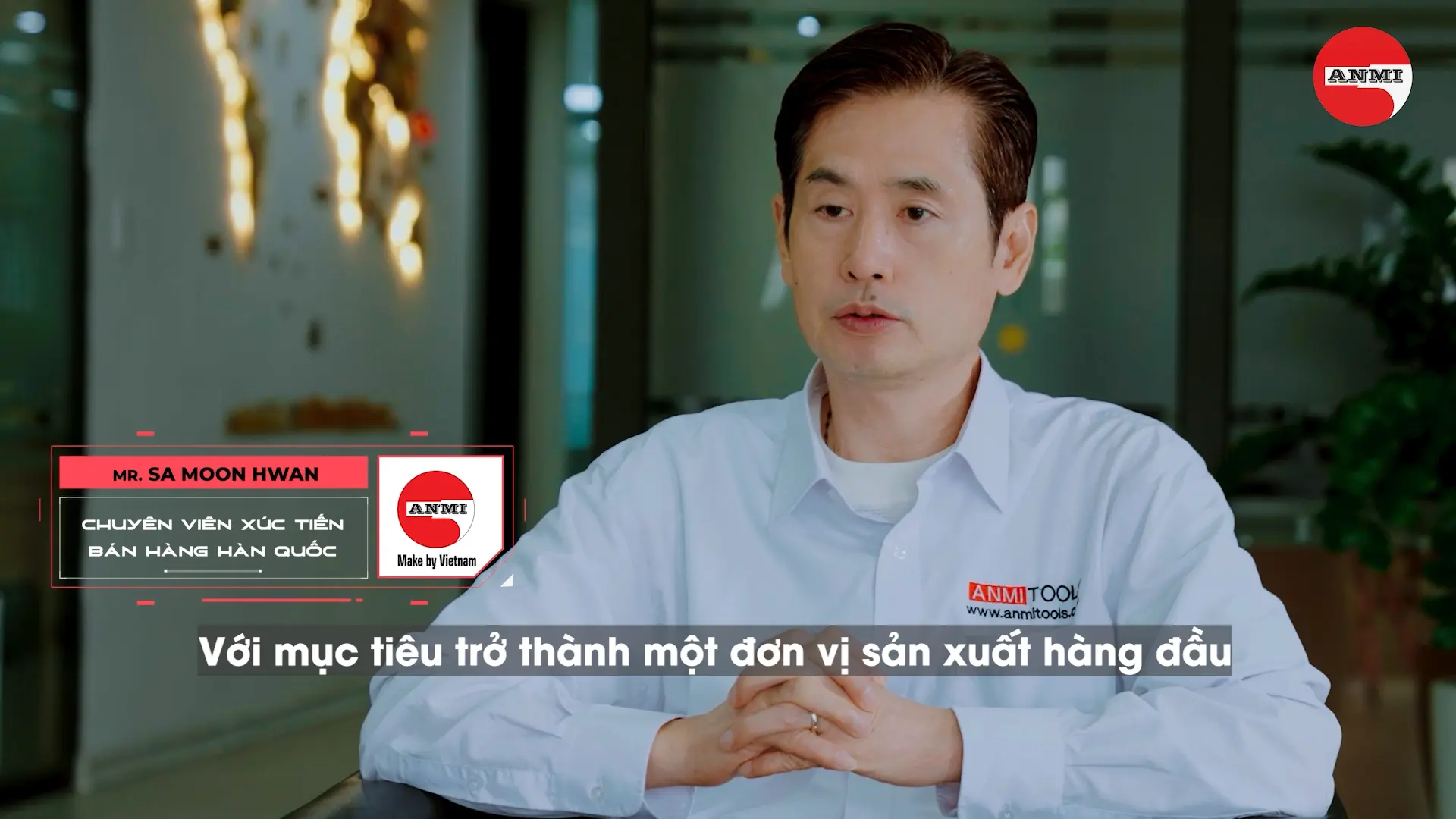 Ông Sa Moon Hwan, chuyên viên xúc tiến bán hàng Hàn Quốc, chia sẻ trong cuộc phỏng vấn